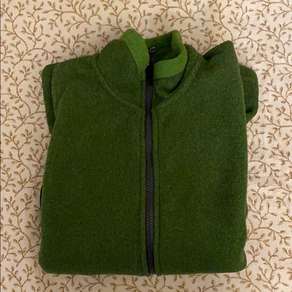 Green REI Fleece Women’s L